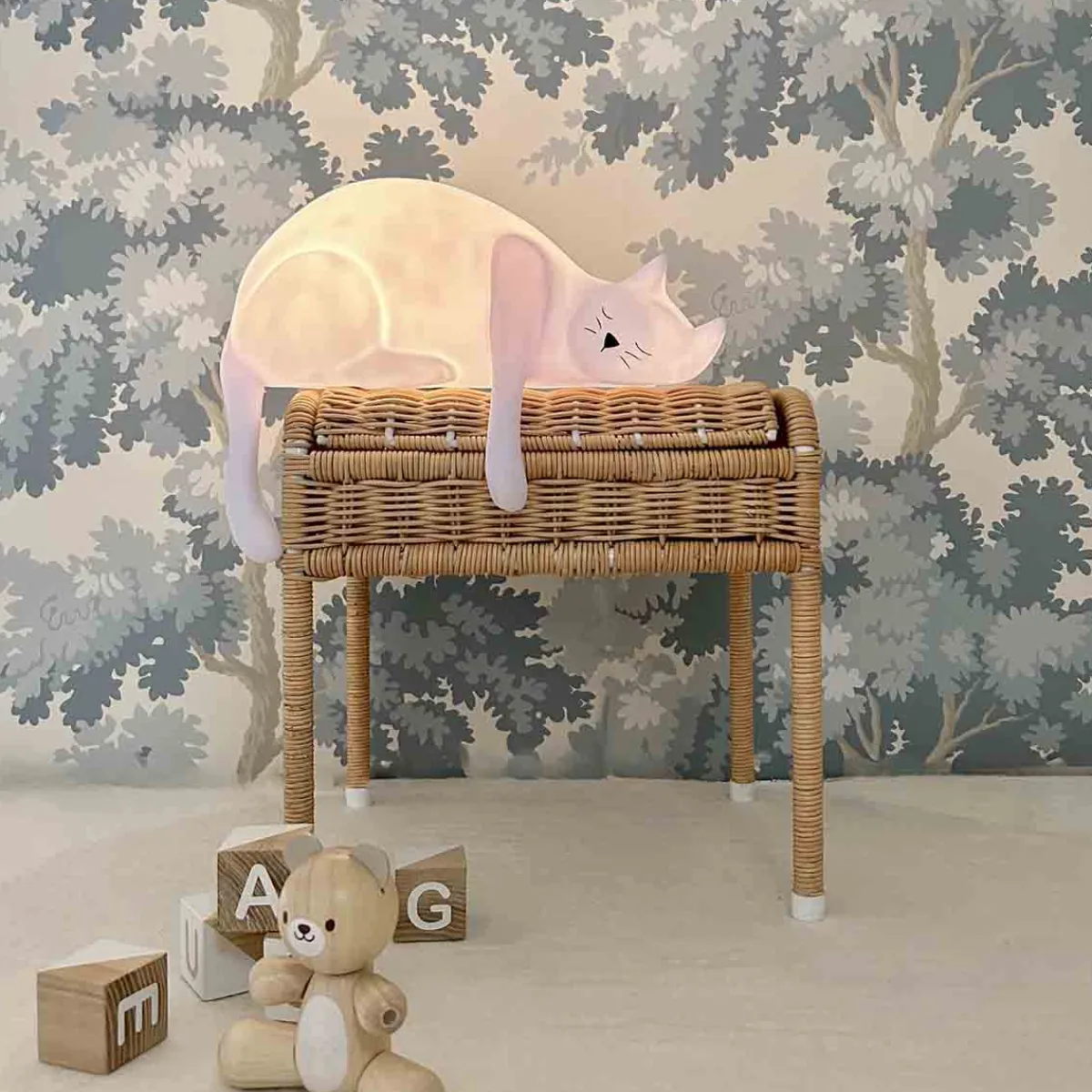 Rose in April Lampe chat - Georges Flash Sale