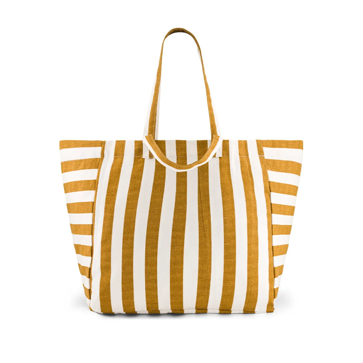 Rose in April Sac cabas - Elisa Rayures Caramel Cumin Flash Sale